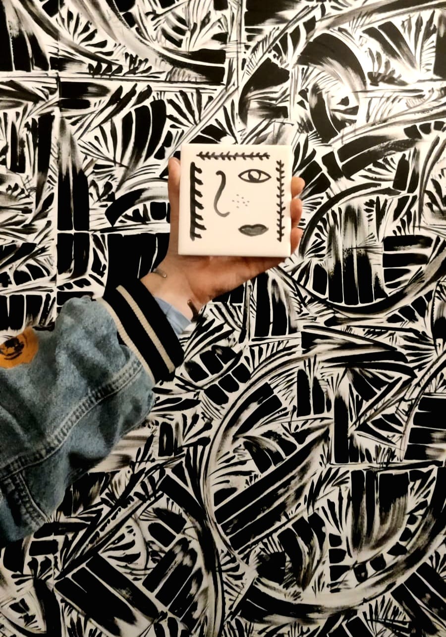 Tile Painting and craft beer