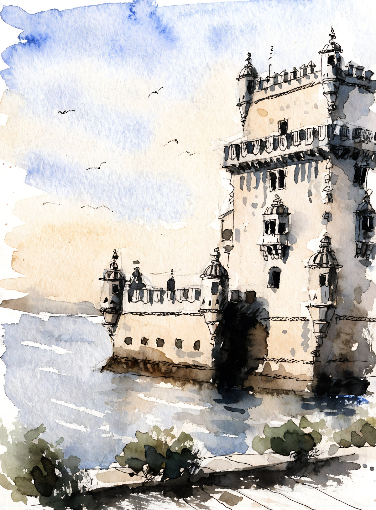 Aquarelle Painting