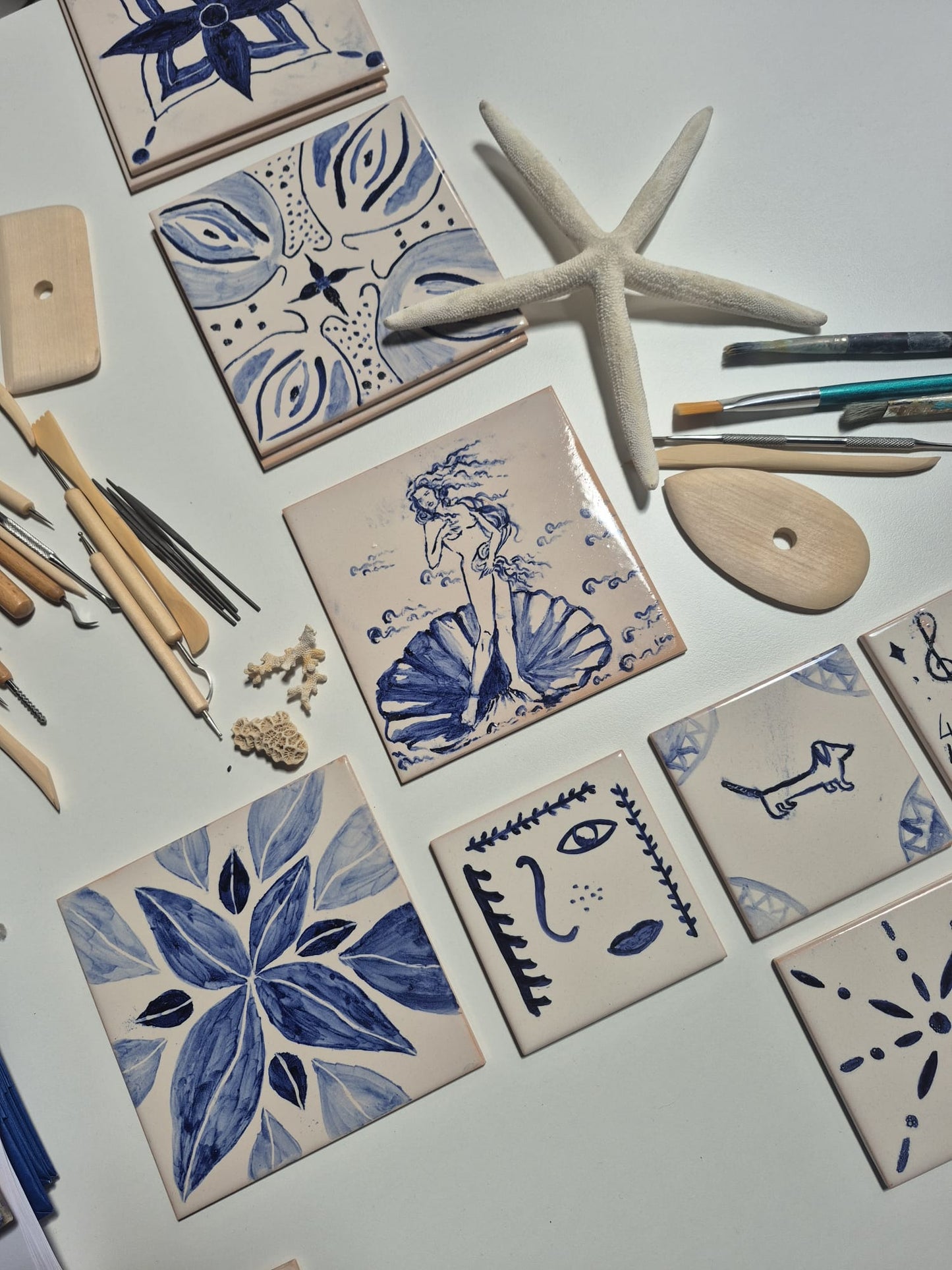 Tile Painting at the park
